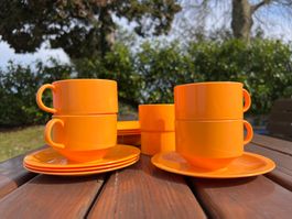 Vintage Picknick - Campinggeschirr - Set