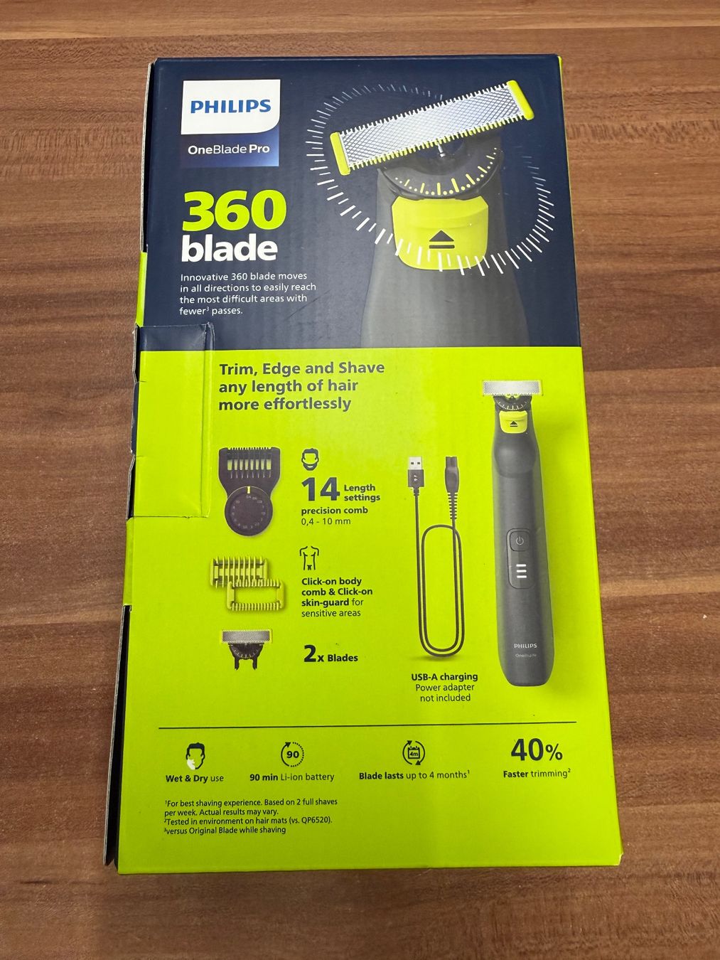 Philips Rasoi & Lamette da barba: Philips OneBlade Pro 360 Face Body – Usato da Aristau venduto da EvoSwiss3D 1