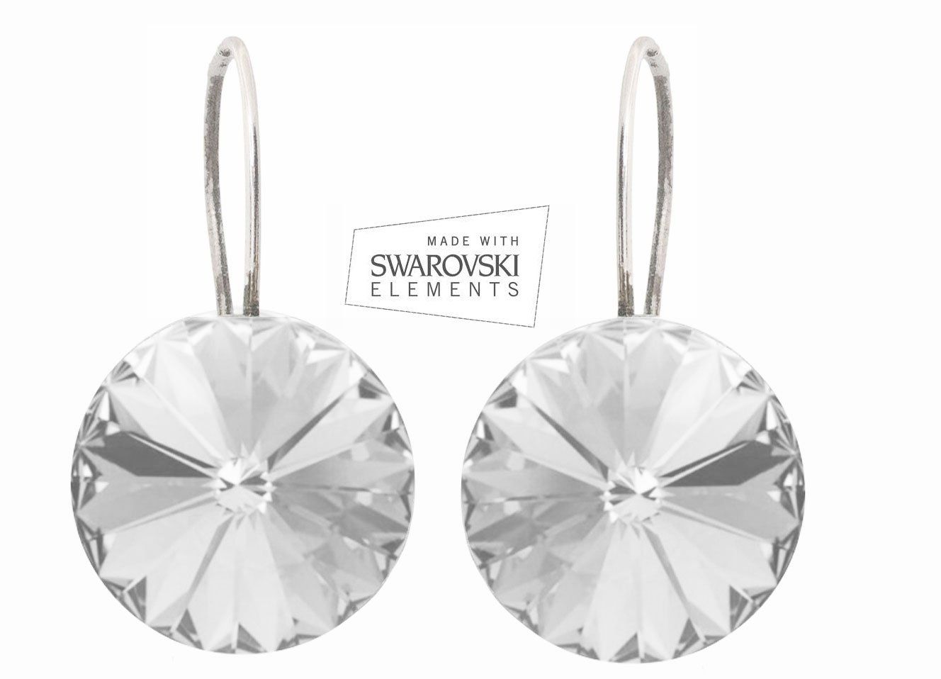 Orecchini pendenti & Orecchini a lobo: 925 Silberohrring mit Swarovski Element – Nuovo e nell'imballaggio originale da Bottenwil venduto da anh_5brz