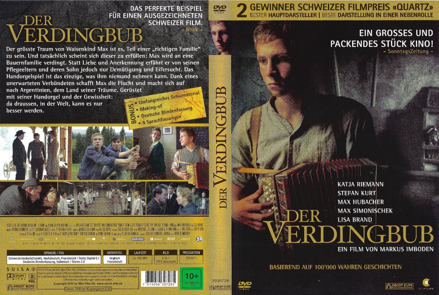 Tous les DVDs: Der Verdingbub – D'occasion à Zürich par Cineasten