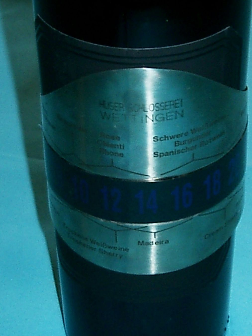 Wein: Weinflaschenthermometer – Gebraucht aus Laupen ZH von tonisculati