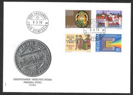 FDC Serie 603-606 seltene Marken-Reihenfolge ET 9.3.1978