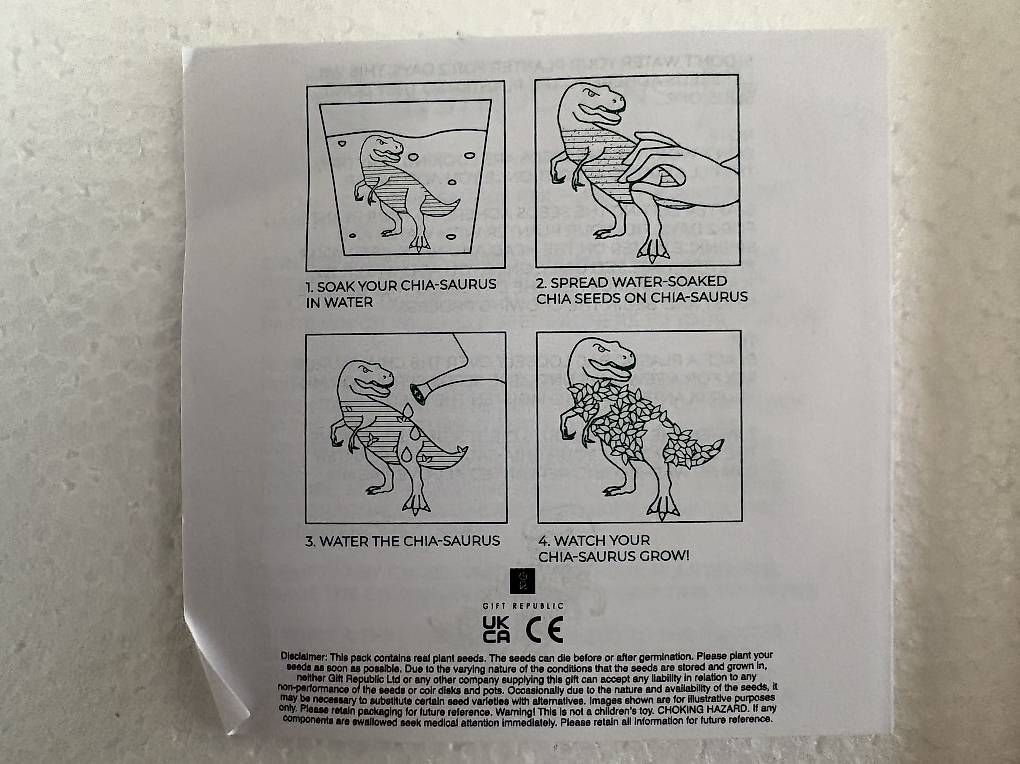 Pflanzen & Samen: Chia-saurus Rex Planter – Gebraucht aus Niederhasli von log_5ffv 1