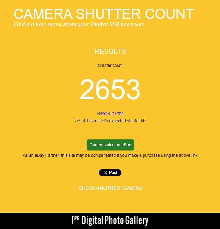 Nikon D7000 Body+ SD Card+ Low Clicks (Neu (gemäss Beschreibung)) in ...