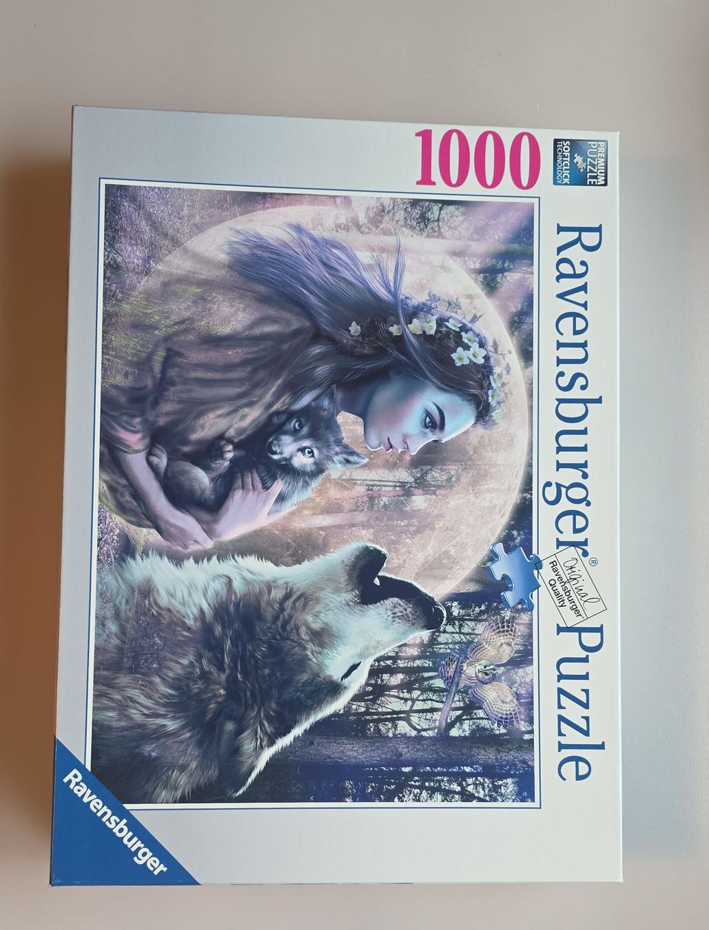 Ravensburger Puzzle: Ravensburger Puzzle 1000 Teile - Wolf und Fee, Winterabend – Usato da Riniken venduto da Strikeone