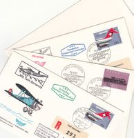 Tag der Aerophilatelie Dübendorf 1982,  Set 4-teilig