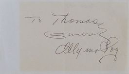 Myrna Loy (1902-1993) Schauspielerin - Autogramm