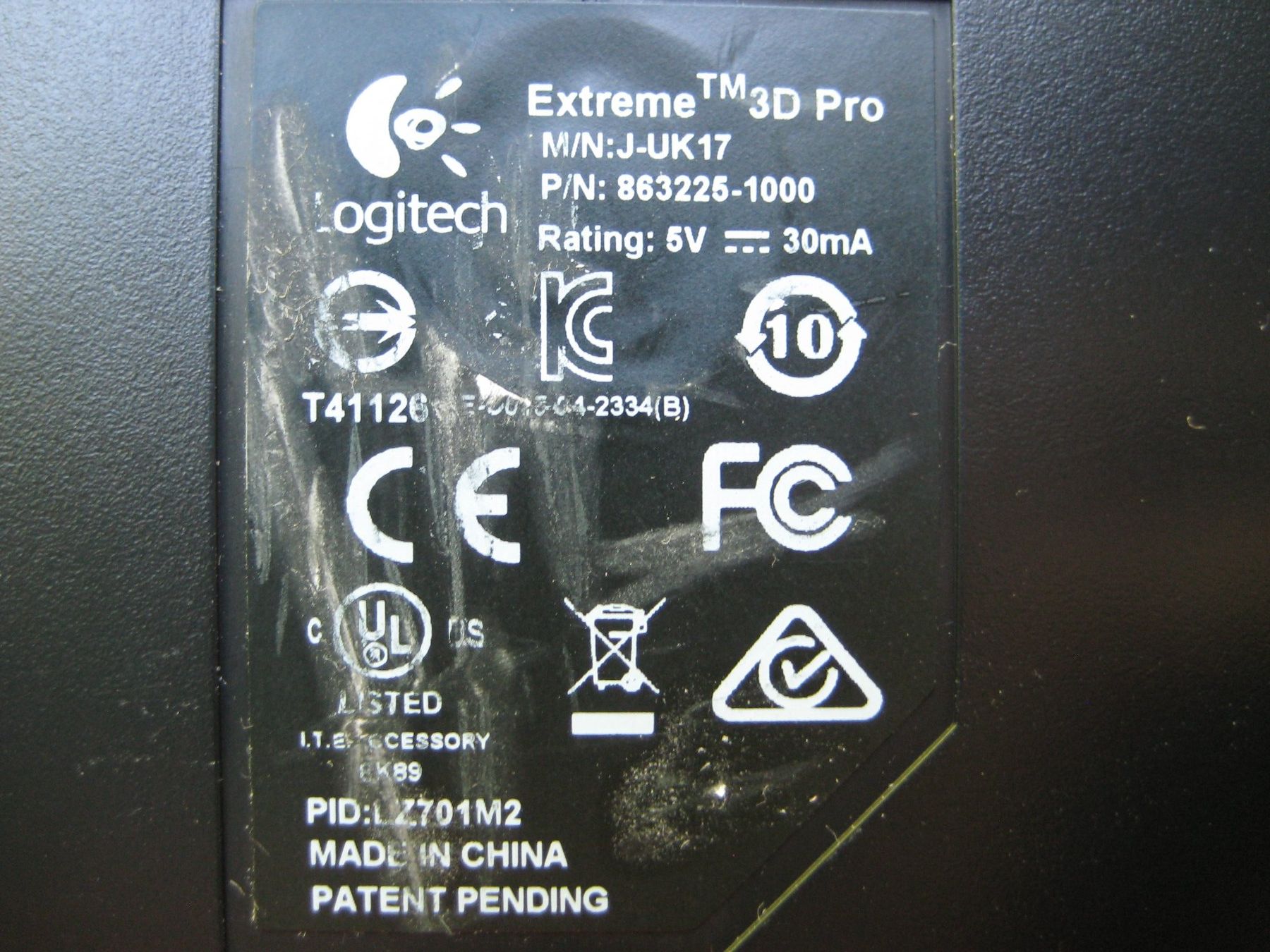 Logitech Controller: Logitech G Extreme 3D Pro – Usato da Jona venduto da Downsmoger 6