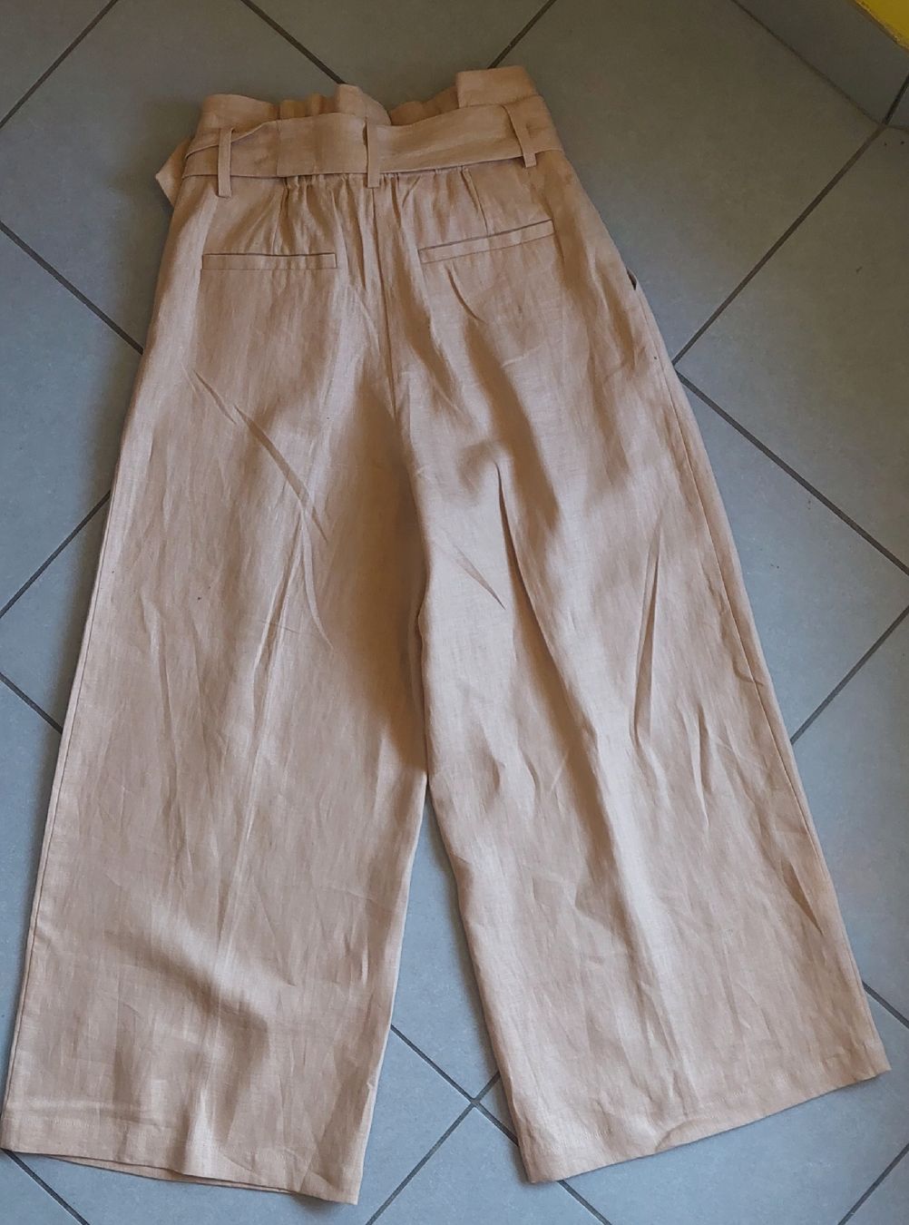 Hosen: Pantalon en lin beige – Neu und originalverpackt aus Plan-Les-Ouates von Lolothebest 2