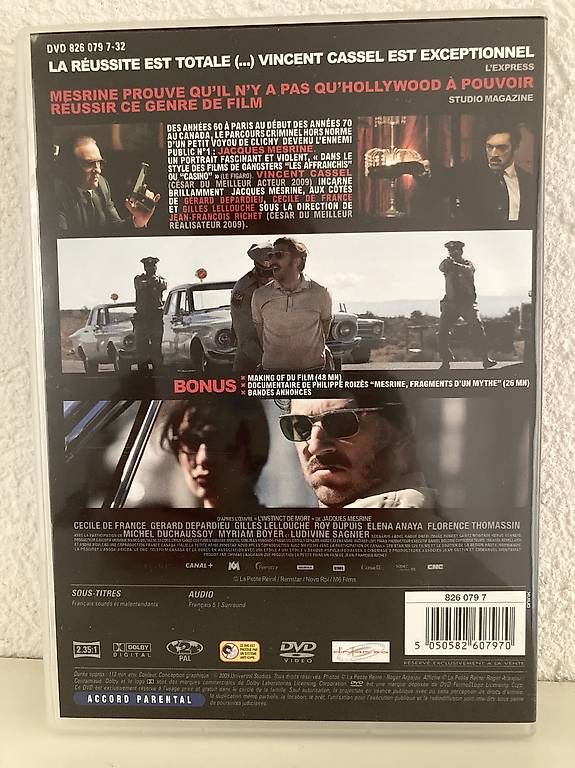 Tutti i DVDs: DVD - Intégrale de Mesrine – Usato da Bex venduto da IdaComina 3