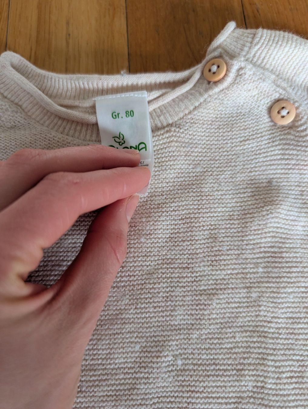 Maglioni & Felpe: Helle Strickjacke Gr. 80, 20% Wolle – Usato da Zug venduto da sunshinestateofmind 2