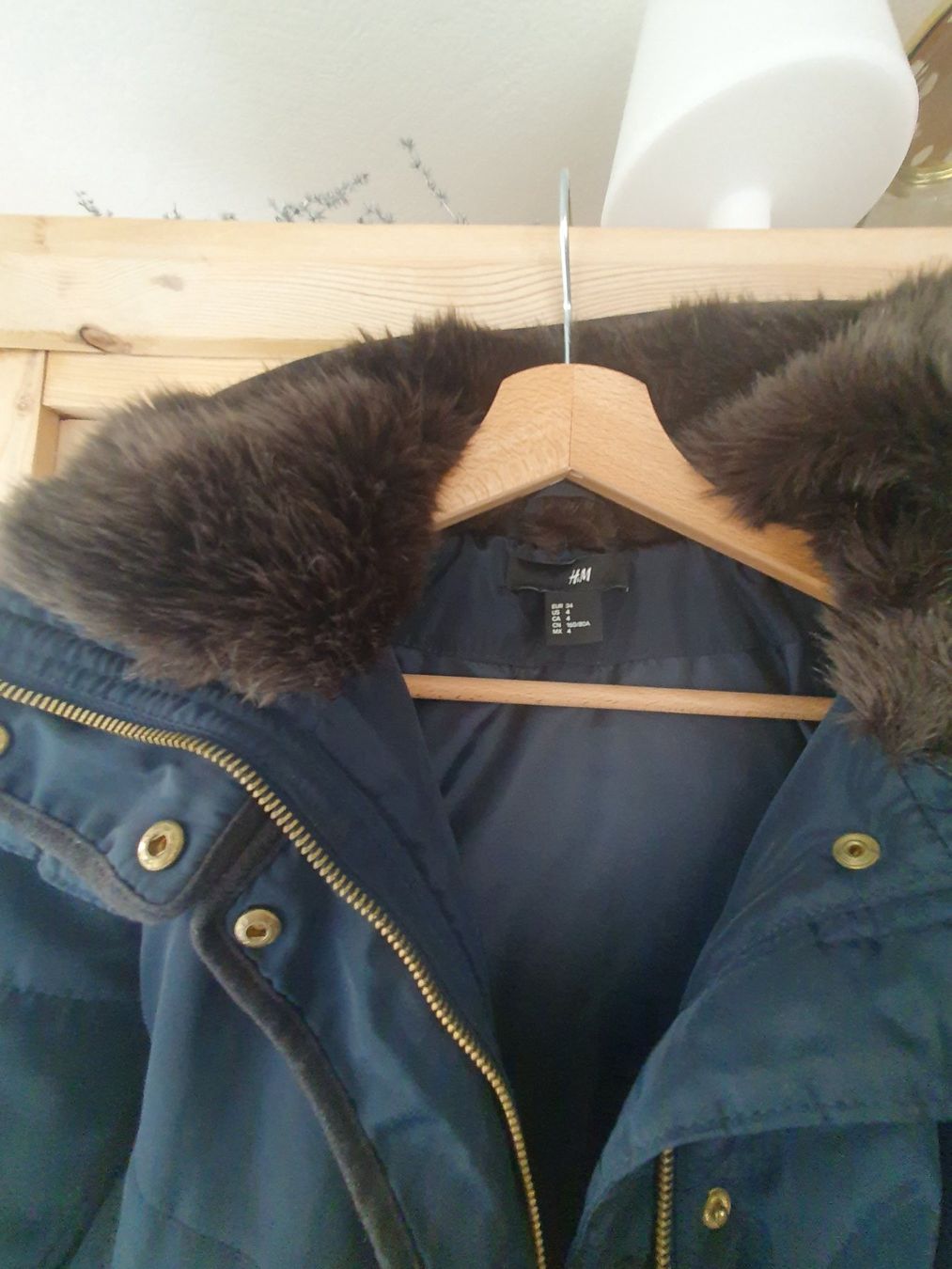 H&M Giacche: Winterjacke dunkelblau, 34 – Usato da Steinach venduto da Xamax18 5