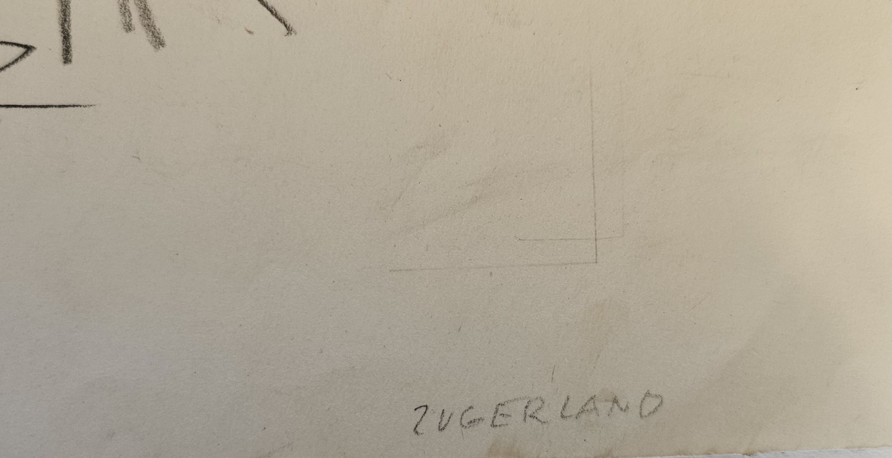 Foto & Immagini: Hans Potthof "Zugerland mit Rigi" Bleistift handsign.selten – Usato da Emmenbrücke venduto da Kunstankaufverkauf 2