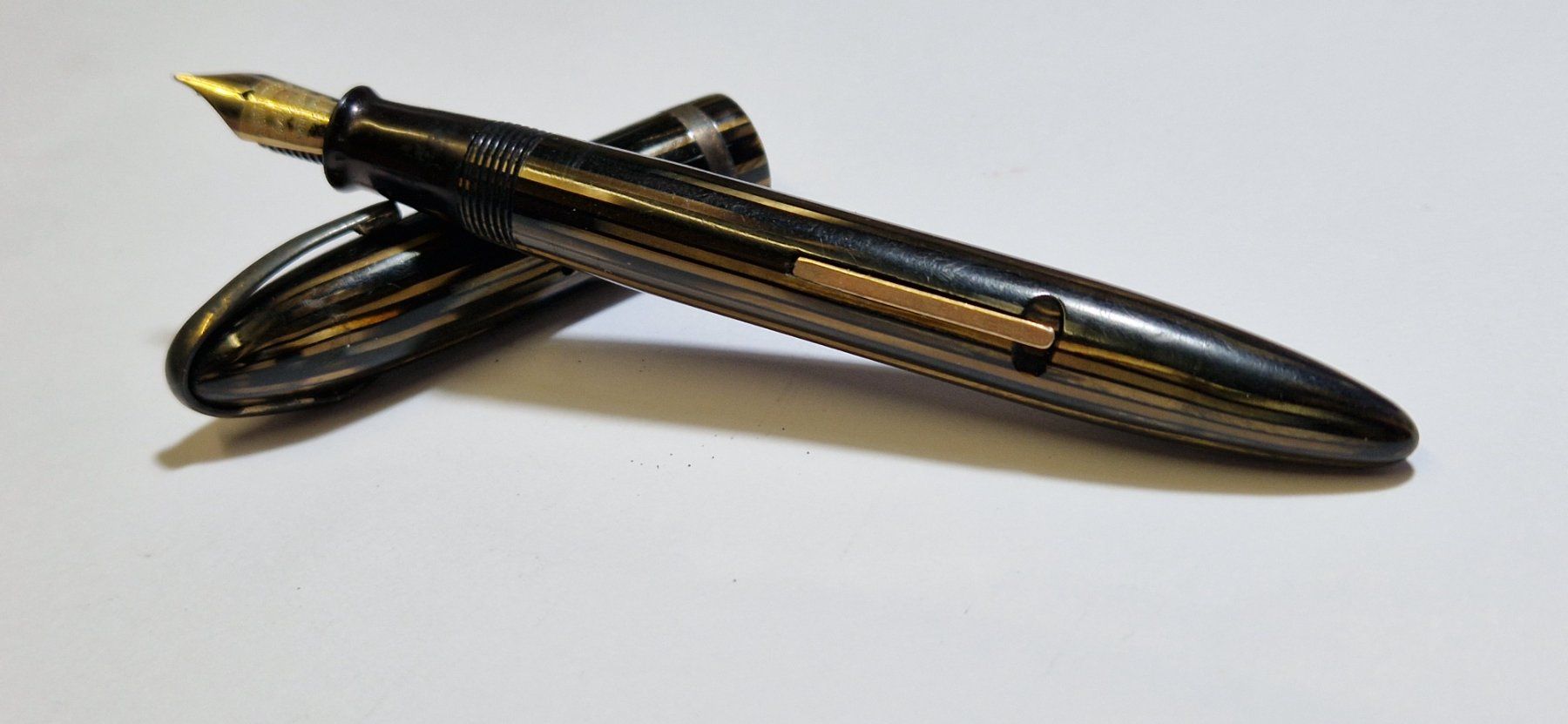 Penna & Evidenziatori: Antiker Shaeffer Füllfederhalter, 585 - 14K Goldfeder – Usato da Zürich venduto da spin23