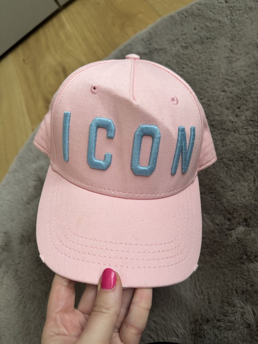 Dsquared2 Altro in  Abbigliamento & Accessori: Originale Dsquared2 Icon Cap, Grösse verstellbar, Rosa 53 – Usato da Augst BL venduto da fine-art 1