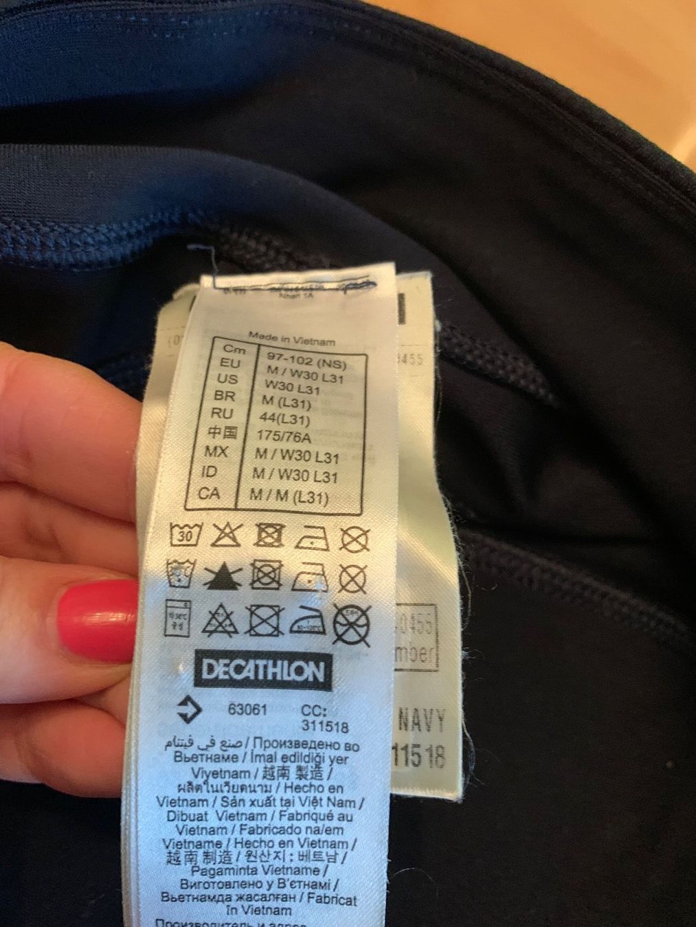 Leggings: Bas de jogging stretch Décathlon t. M – Usato da MEYRIN venduto da Gwendo10 2
