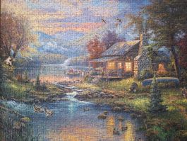 Schmidt Puzzle " IM NATURPARADIES " ein stimmungsvolles Bild