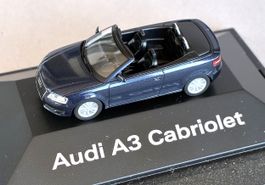 Audi Collection Audi A3 Cabriolet Tiefseeblau MST 1:87