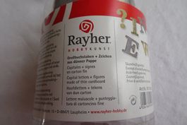 Rayher Karton Buchstaben zum Basteln