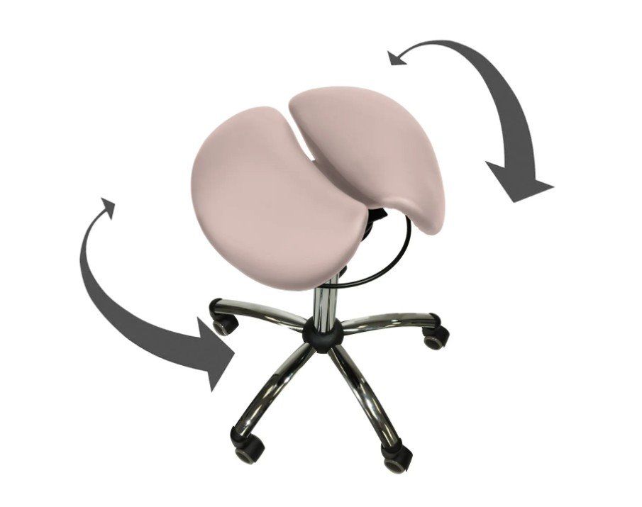 Hocker: Sattelhocker mit Swing-Mechanismus ROSA – Neu und originalverpackt aus Schaffhausen von Praxis-Nova 5