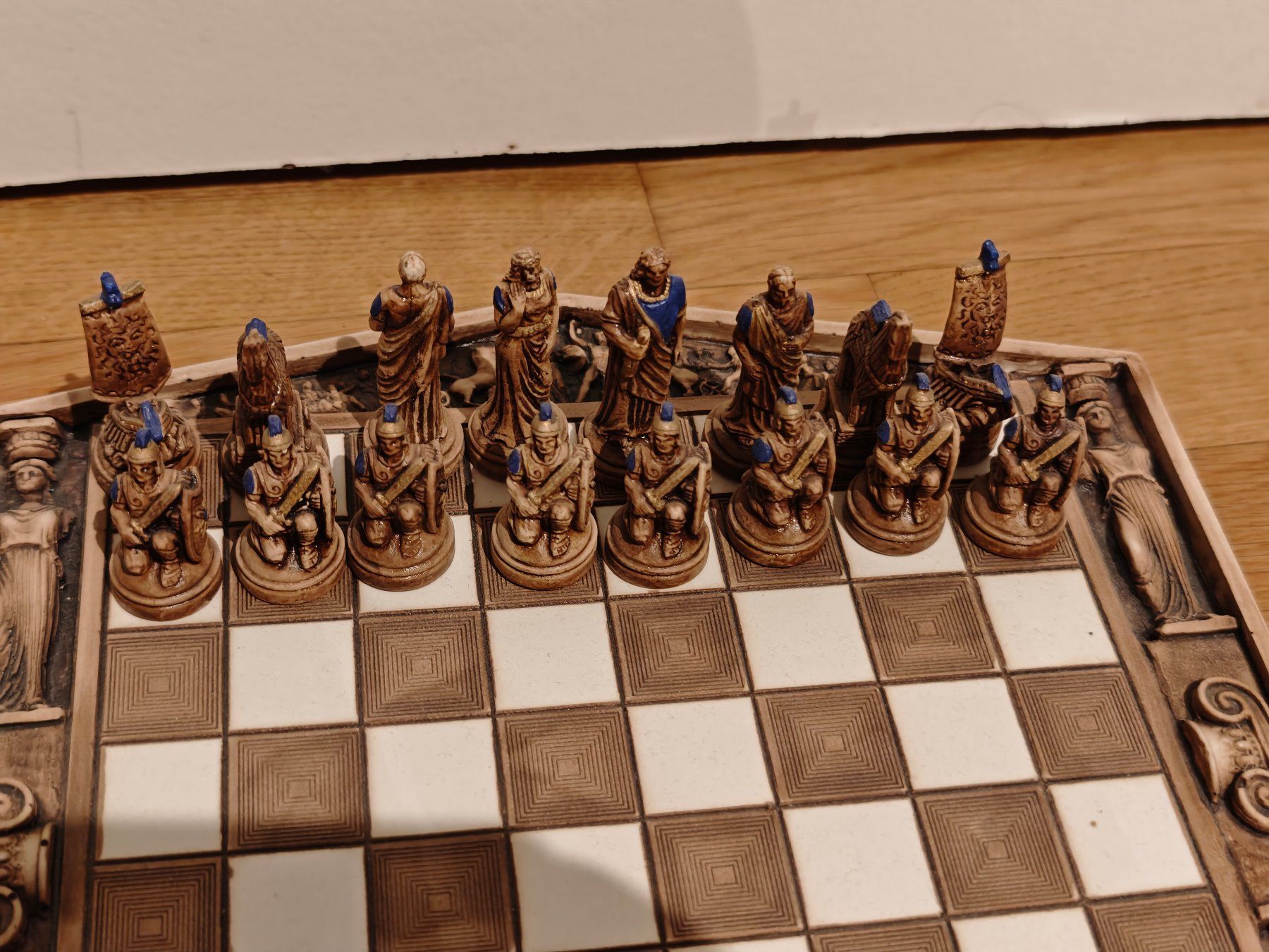 Giochi: Schachbrett mit Figuren Keramik – Usato da Bonstetten venduto da lin_fy7n 1