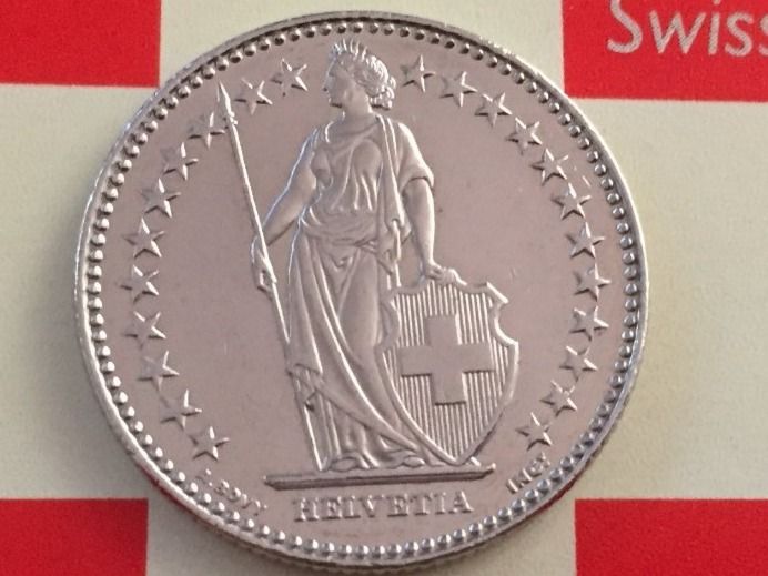 Tutti le monete: 2 Franken 2015 ss-vz – Usato da Elsau venduto da herbybay 1