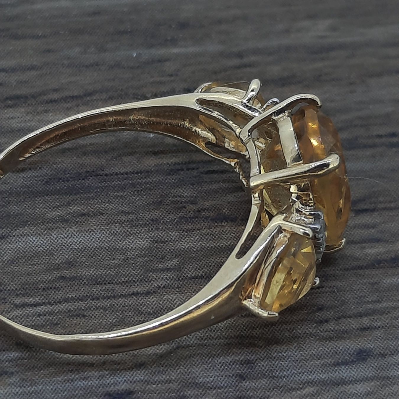 Bagues: Stillvoller Ring mit edlem Citrin Edelsteinen – D'occasion à Unterägeri par Altgoldschmuck 6