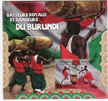 Block "Trommeltanz". Burundi.