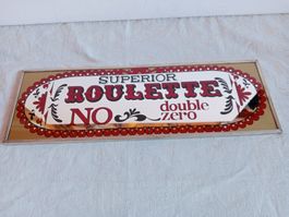Rar Vintage Superior Roulette Spiegel Bar Dekoration