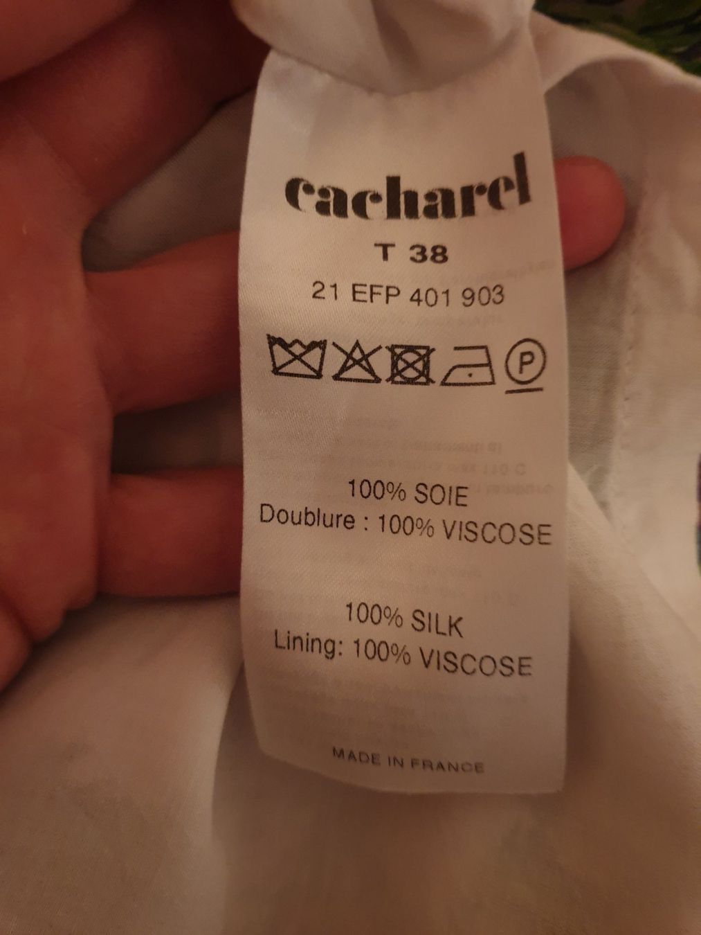 Cacharel Vestiti: robe Cacharel en soie – Usato da Carouge GE venduto da adm_ph7g 3