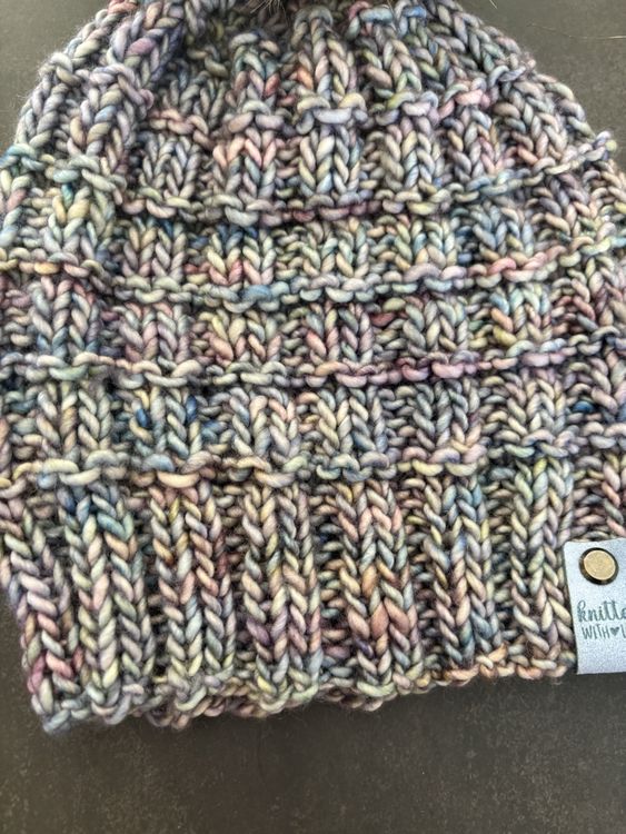 Bonnet D'hiver Femme Talia Benson – Bleu, Laine, Taille Unique (neuf Avec étiquettes)