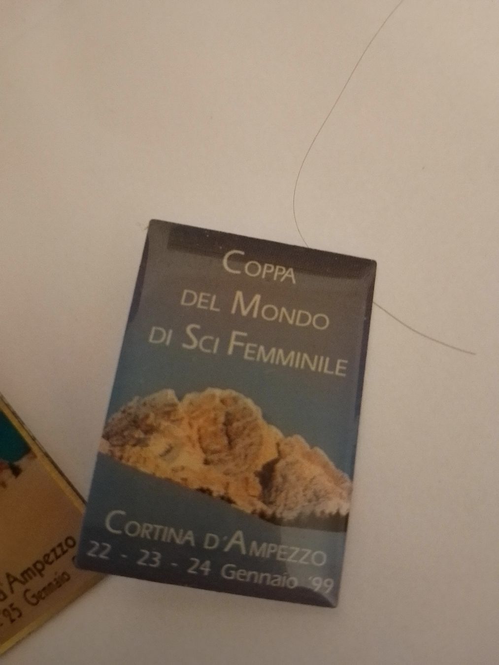 Autografi: 3 Ski Weltcup Pins Corina D Ampezzo – Usato da Erlenbach ZH venduto da Spinatkopf50 4