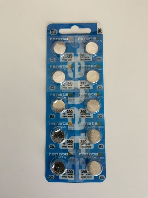 Batterie Per Orologi Renata SR516SW - Confezione Da 10 Pezzi, Affidabili E Di Lunga Durata - Foto 2