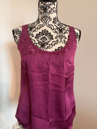 H&M Seidentop Gr. 36 Lila/Gold - Festlich & Elegant!