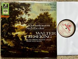 Beethoven Klavierkonzert Nr.5 Gieseking ED1 DE STEREO LP 🛀