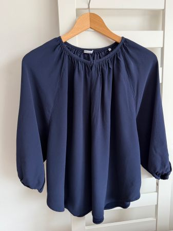 Seidensticker Tunika Bluse blau Gr 42