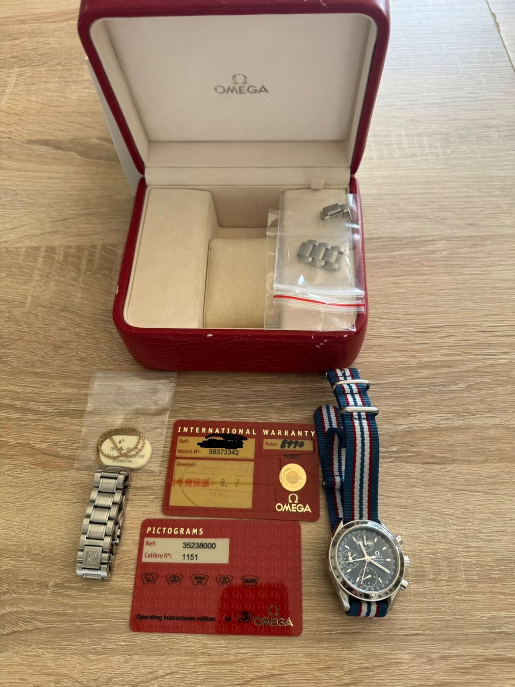 Omega Orologi: Omega Speedmaster Triple Calendar Full Sett – Usato da Bosco Luganese venduto da MrSwiss86 2