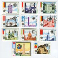 Briefmarken "Weltfestspiele der Jugend". Kuba.