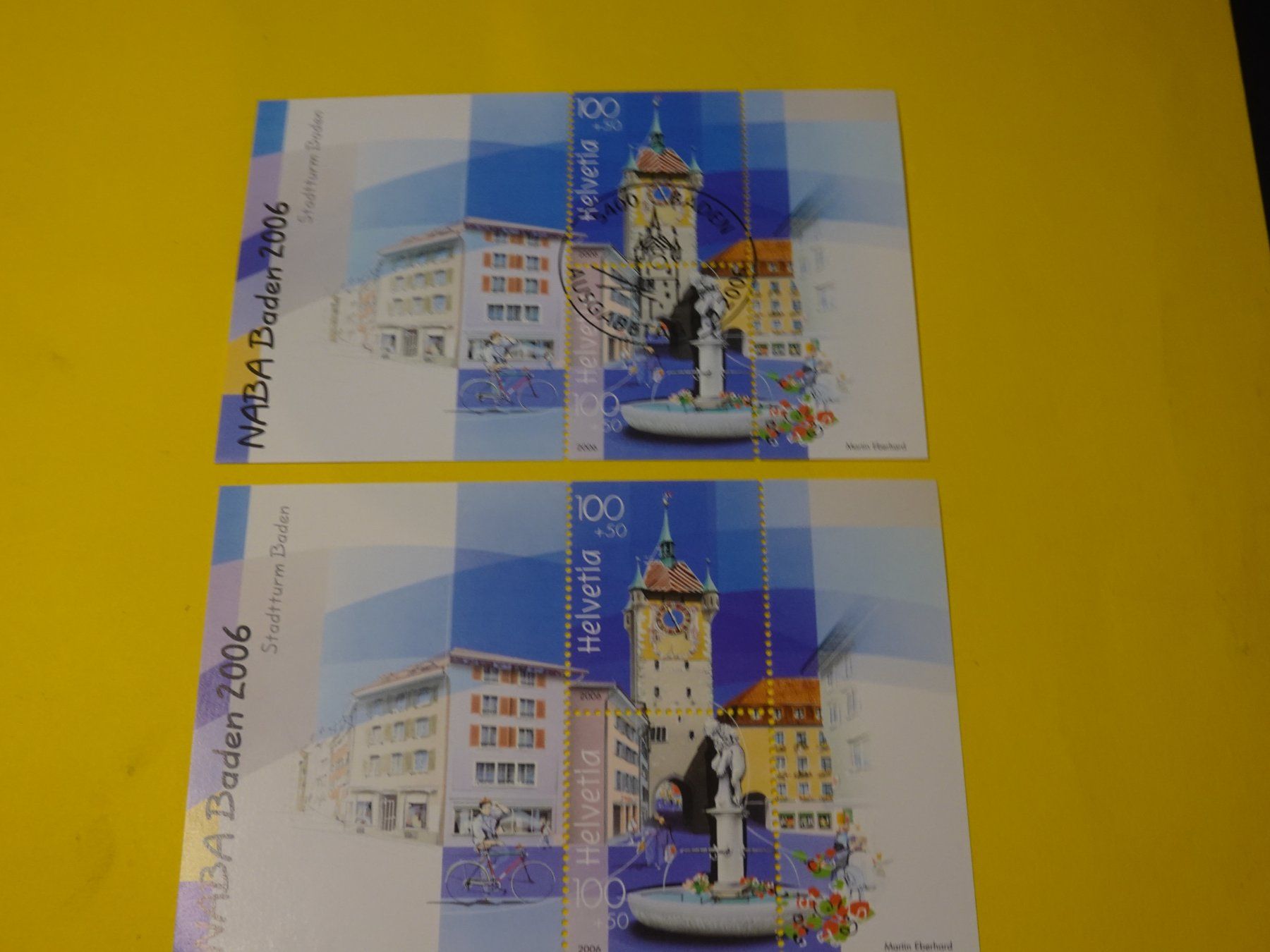Tutti i francobolli: 2006, 2 BLOCKS NABA BADEN; POSTFRISCH; ERSTTAG – Nuovo (secondo la descrizione) da Eschenbach SG venduto da eDaisy