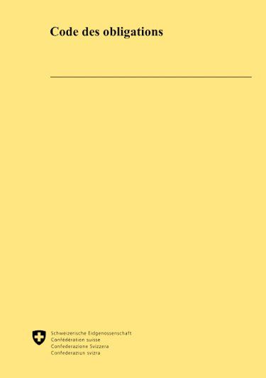 Livres: Code des obligations – D'occasion à Pully par kon_jwh8