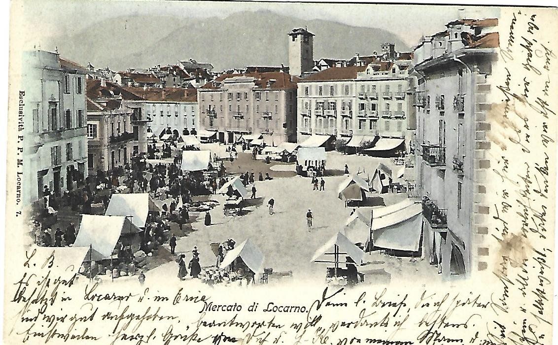 Cartes postales: Mercato di Locarno – D'occasion à Wetzikon ZH par Brulu100
