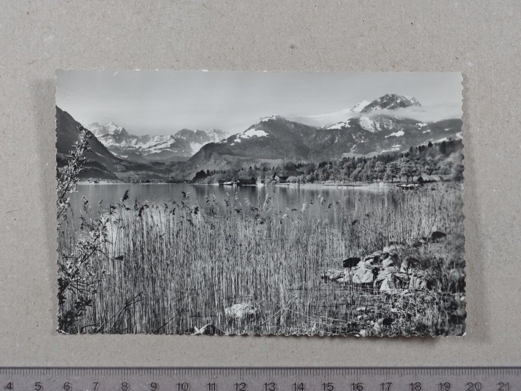 Ansichtskarten: Sarnersee, 1957, Sarnen, Poststempel Sachseln – Gebraucht aus Lenzburg von fh1