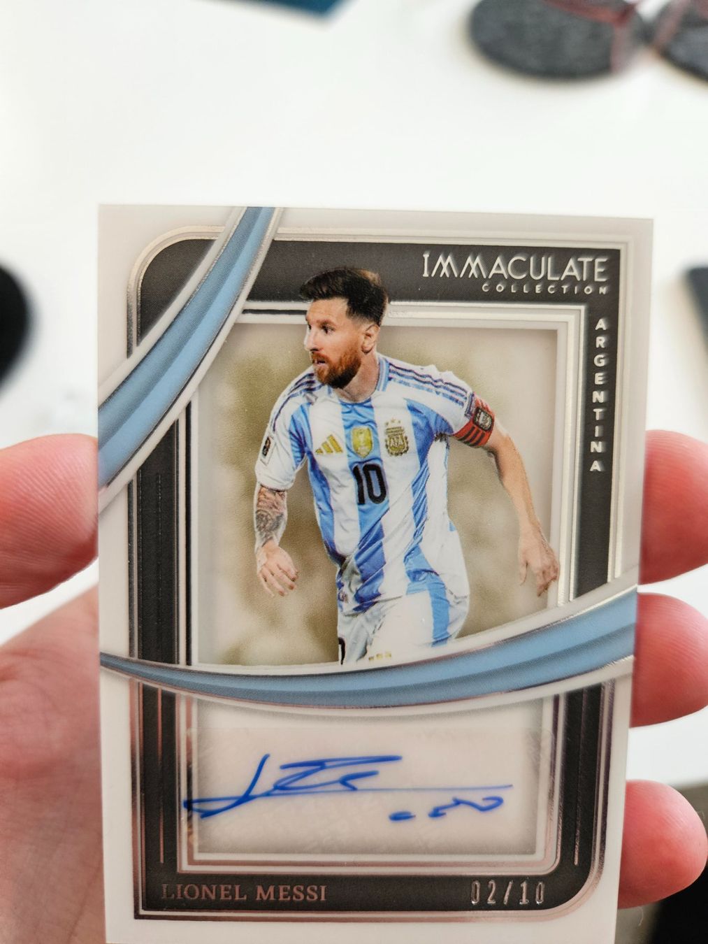 Panini Carte collezionabili: Panini Immaculate Lionel Messi Shadowbox Autogramm 02/10 – Nuovo (secondo la descrizione) da Baar venduto da phi_6xdh 2