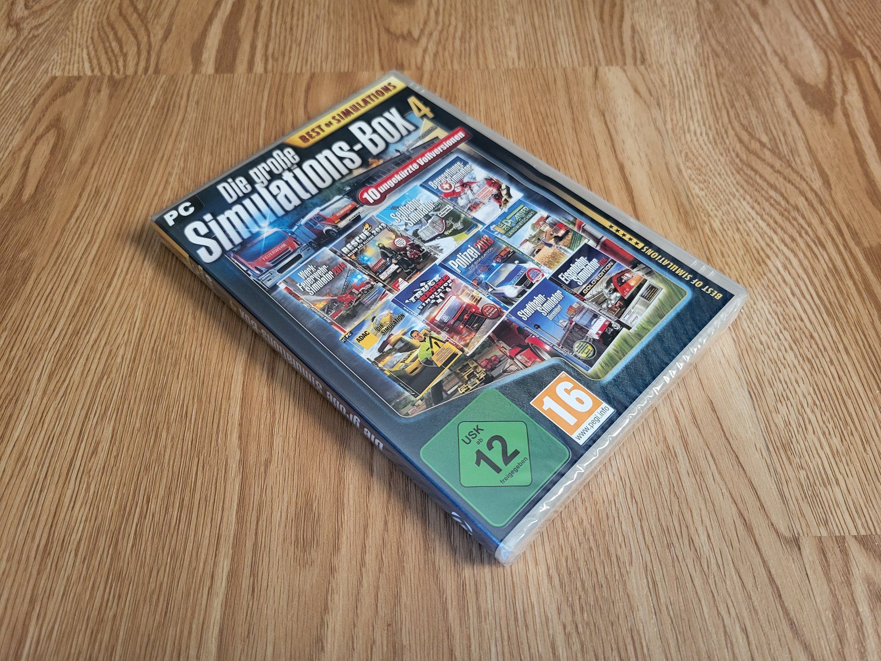 Giochi: PC DVD-ROM Die grosse Simulations-Box 4 – Nuovo e nell'imballaggio originale da Oberentfelden venduto da AirCargo04 2