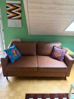Ledersofa braun 2-Sitzer sehr guter Zustand