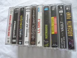 10x MC Rare Kassetten 70s 80er Rock nur Cover