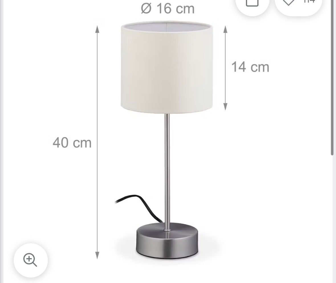 Lampade: Nachttischlampe Touch Funktion im Doppel – Usato da Sigriswil venduto da fairyc3s 2
