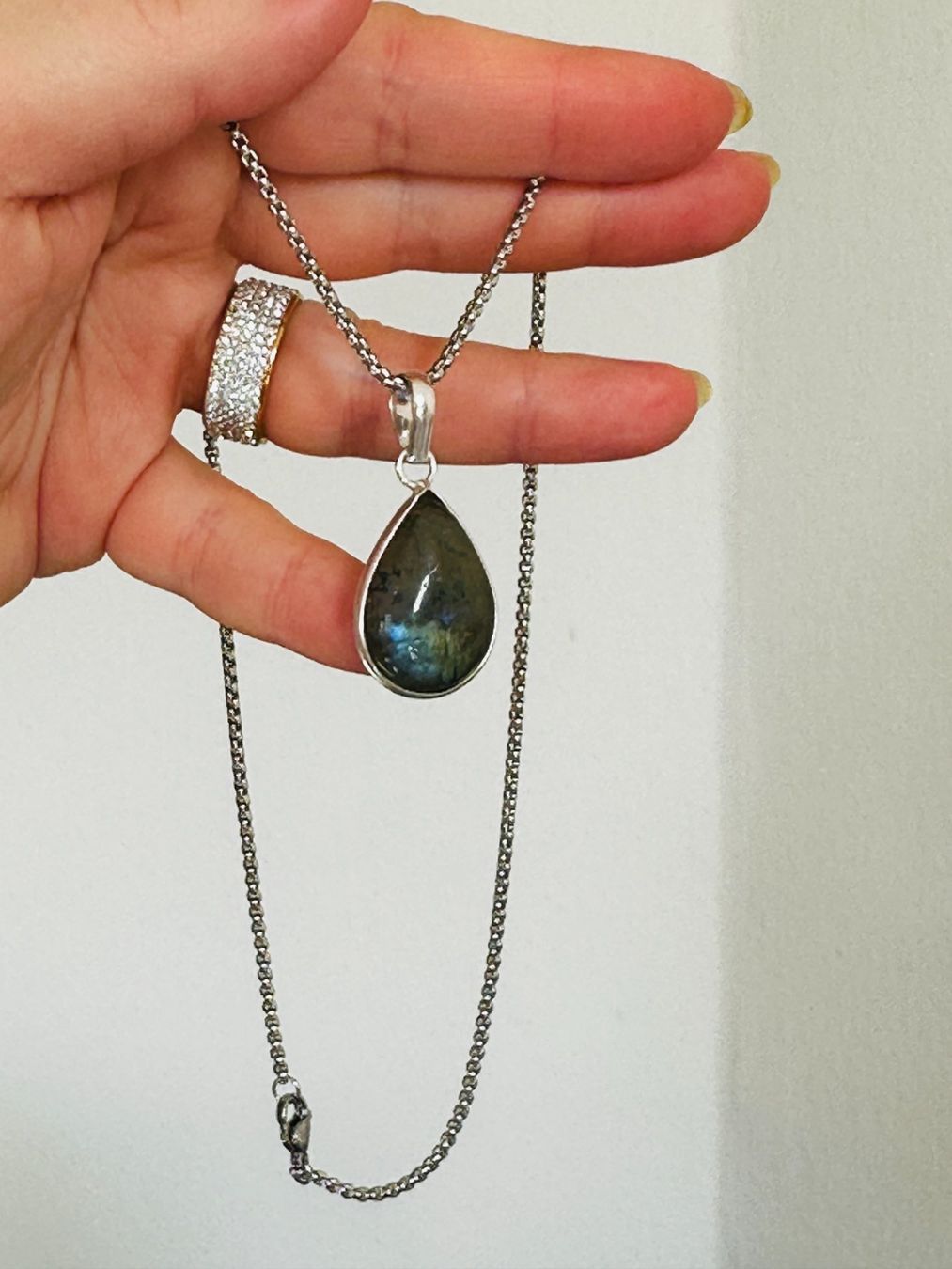 Catenine: Labradorite necklace – Nuovo e nell'imballaggio originale da Genève venduto da AGBERG 7