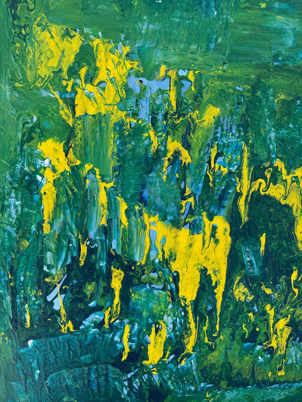 Dipinti: Ölbild 60 x 60 cm "Das grüne Wunder" – Usato da Kirchdorf AG venduto da coco123 5