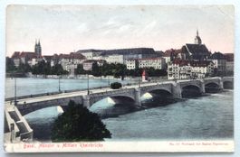 Basel, Münster u. Mittlere Rheinbrücke